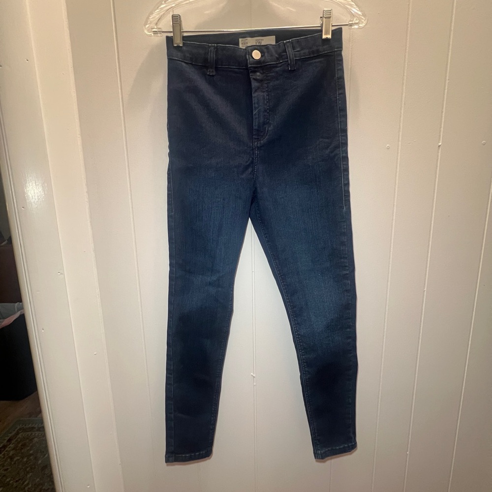 Topshop Dark Blue Women's Jeans